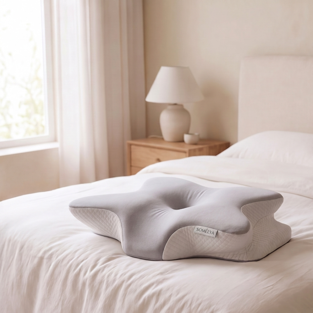 SOMÉLYA — Oreiller Ergonomique à Mémoire de Forme